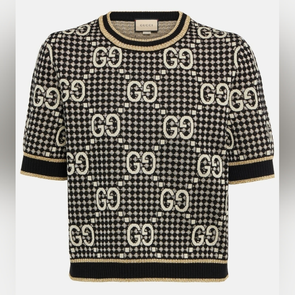 Gucci women Top wool-blend jacquard  knitwear New